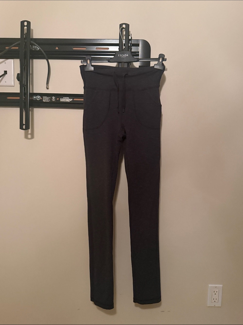 lululemon athletica Black High-Waist Cozy Leggings with Drawstring